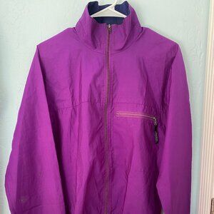 Patagonia Women's Pullover Windbreaker Jacket Small Pink - Vintage